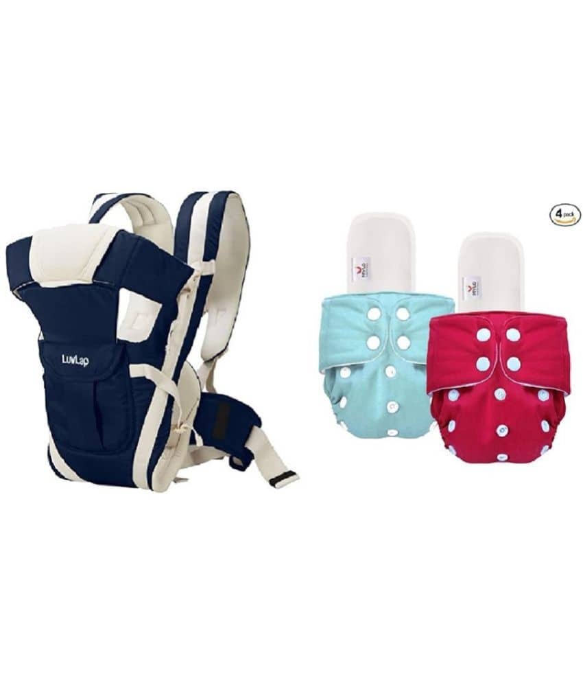 AURAPURO baby Carrier | Adjustable Hands-Free 4 in 1 Position With Head Support baby AURAPURO Baby Carrier Bag/Adjustable Hands Free 4 in 1 Baby/Baby sefty Belt/Child Safety Strip/Baby Sling Carrier Bag/Baby Back Carrier Bag (Dark Blue)