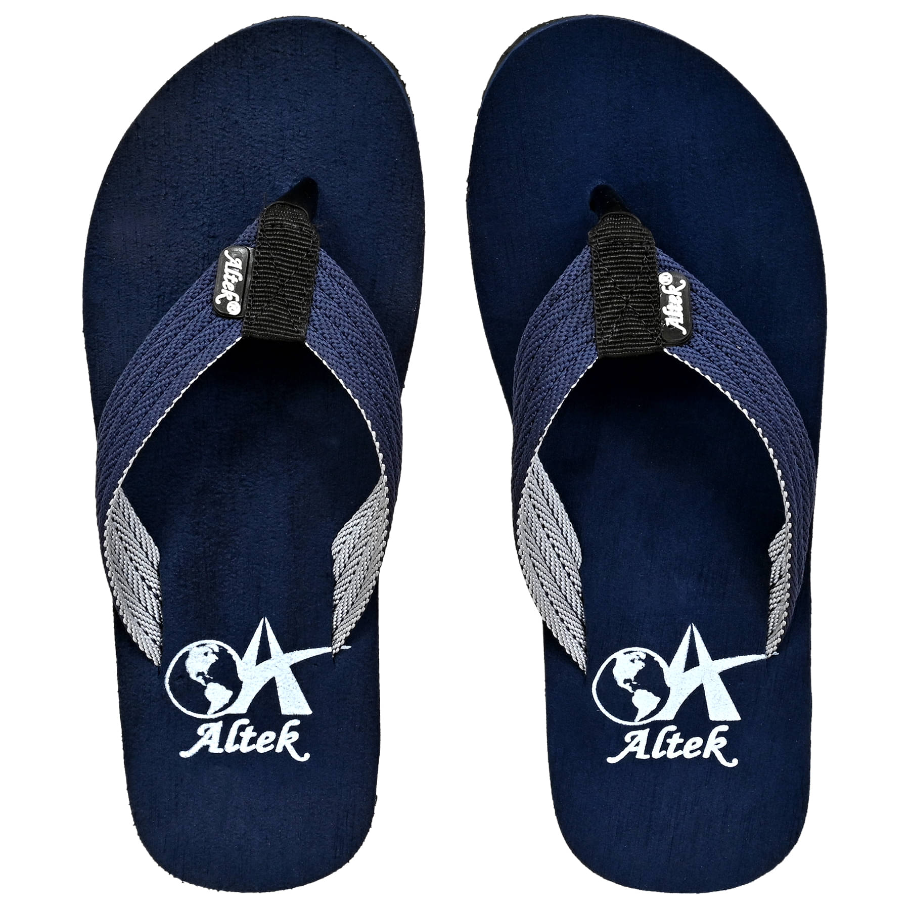     			Altek - Navy Men's Thong Flip Flop
