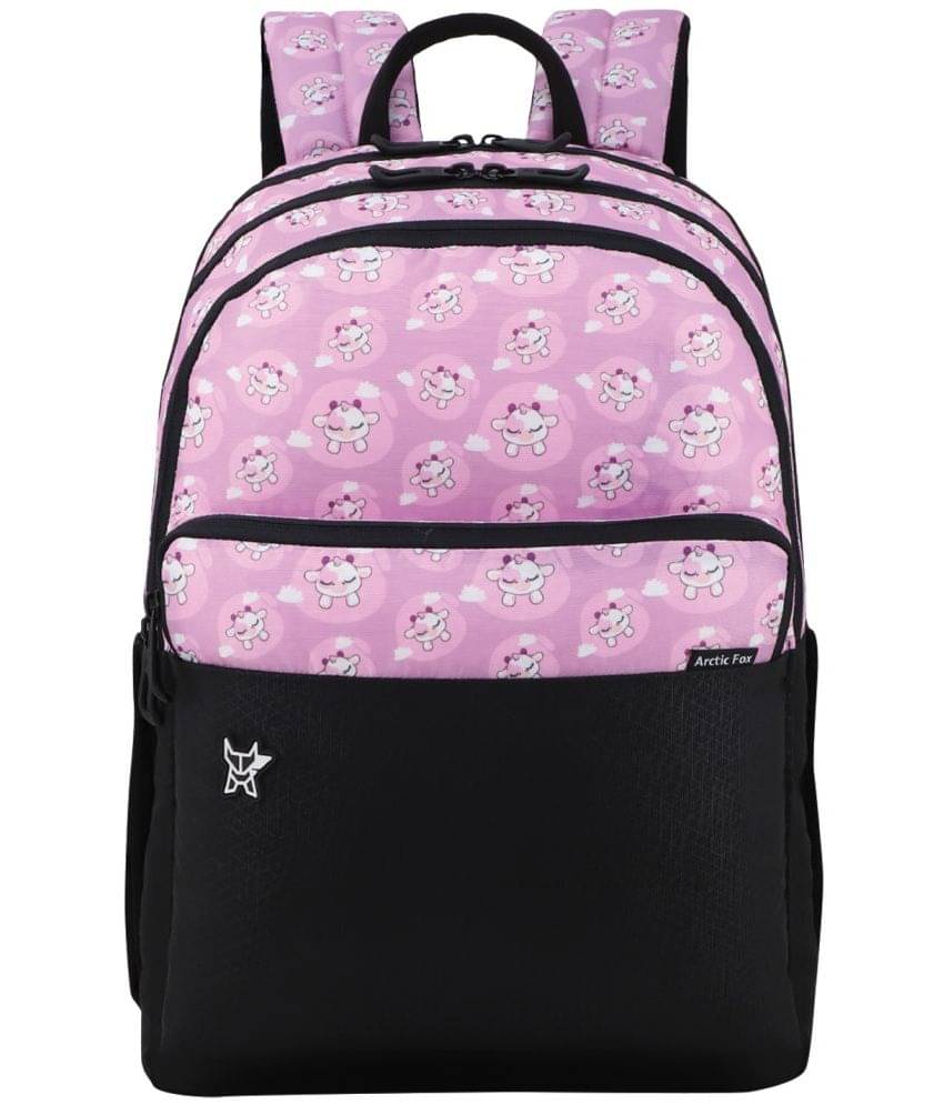     			Arctic Fox 21 Liters Silly Calf Pink School Backpack