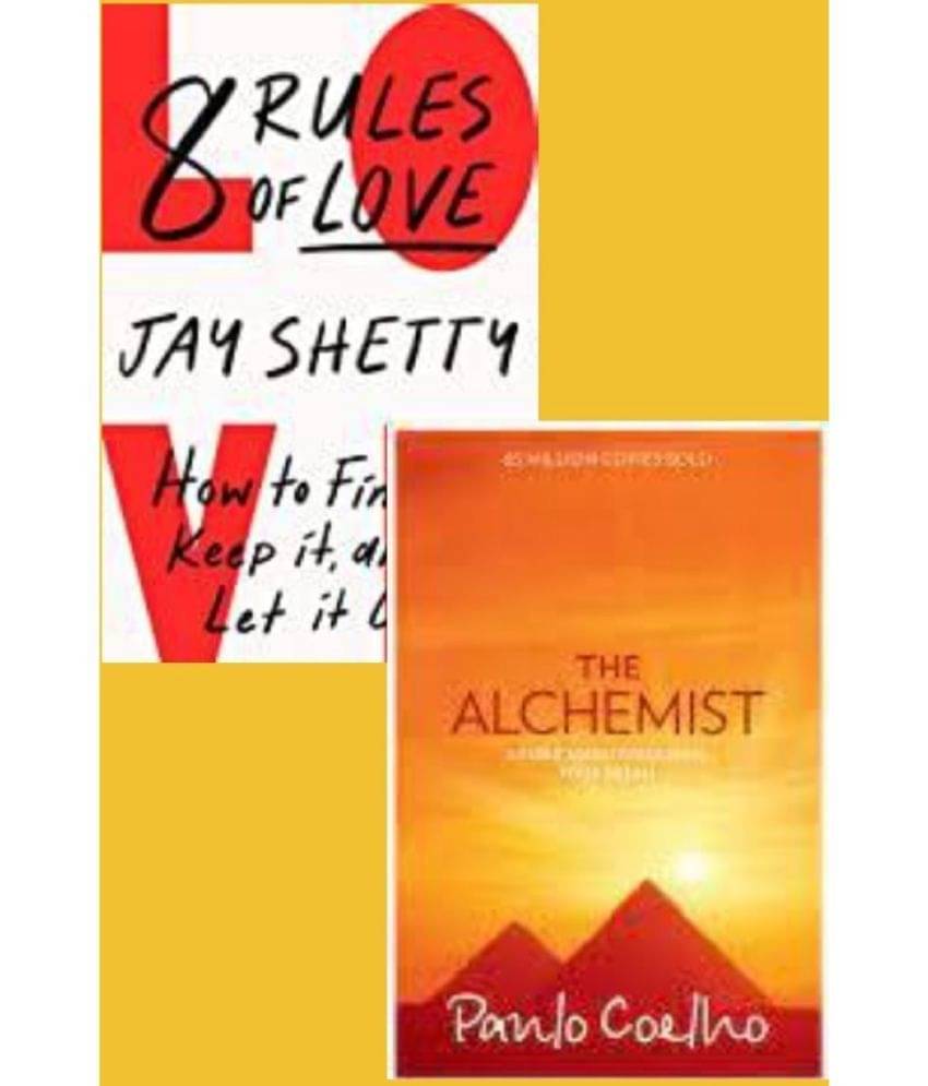 ( Combo Of 2 Pack ) 8 Rules of Love + The Alchemist - Paperback , English , Book By Jay Shetty & Paulo Choelho ( Combo Of 2 Pack ) 8 Rules of Love + The Alchemist - Paperback , English , Book By Jay Shetty & Paulo Choelho
