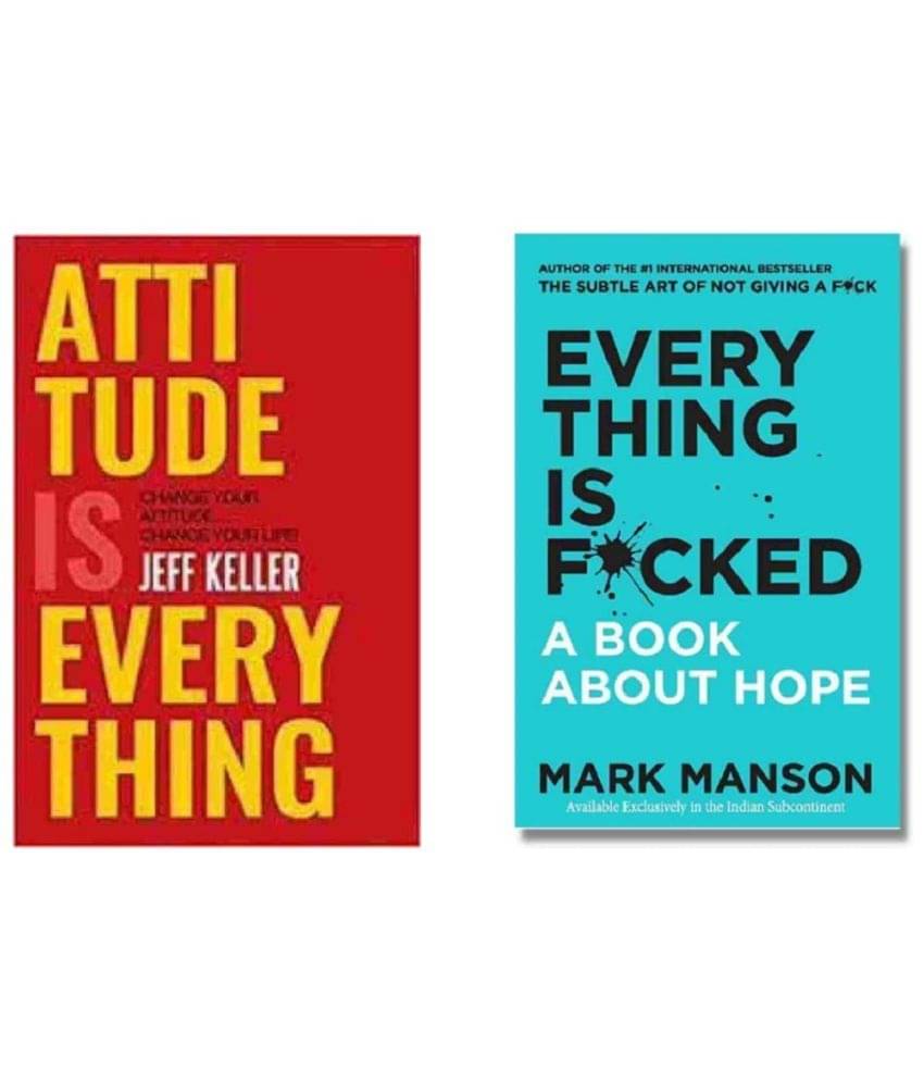 ( Combo Of 2 Pack ) Attitude Is Everything & Everything is Fcked A Book About Hope - Paperback , English , Book - By Robert T Kiyosaki , Leil Lowndes ( Combo Of 2 Pack ) Attitude Is Everything & Everything is Fcked A Book About Hope - Paperback , English , Book - By Robert T Kiyosaki , Leil Lowndes