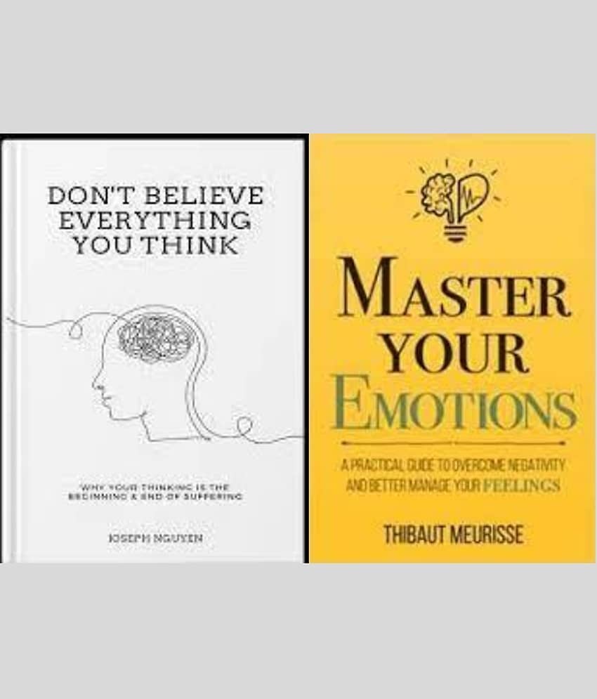 Don't Believe Everything You Think + Master Your Emotions (Paperback, Joseph Nguyen, Thibaut Meurisse) - Stationery | Buy online on ZillyBuy