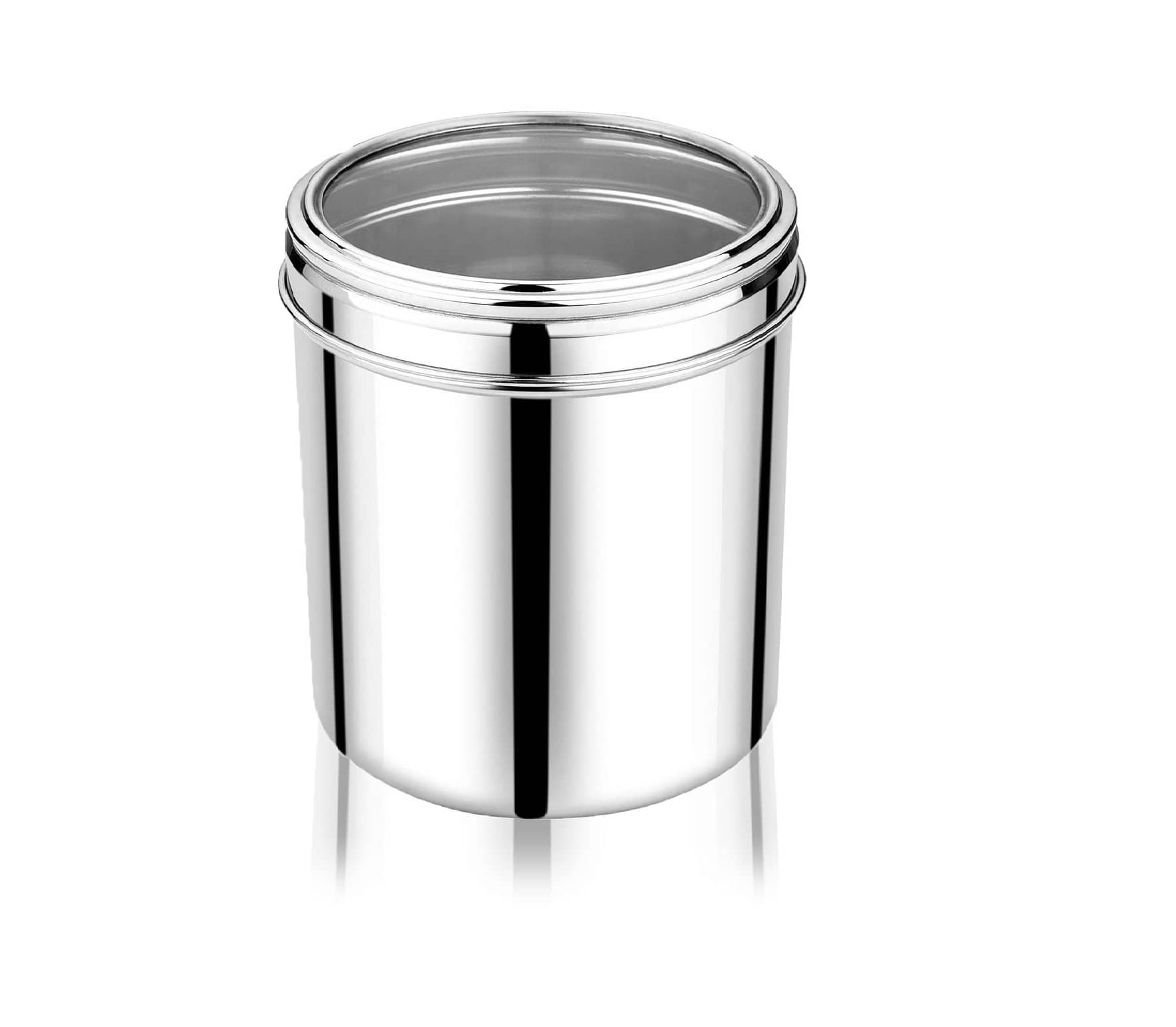     			Dynore - 750 ml canisters Steel Silver Utility Container ( Set of 1 )