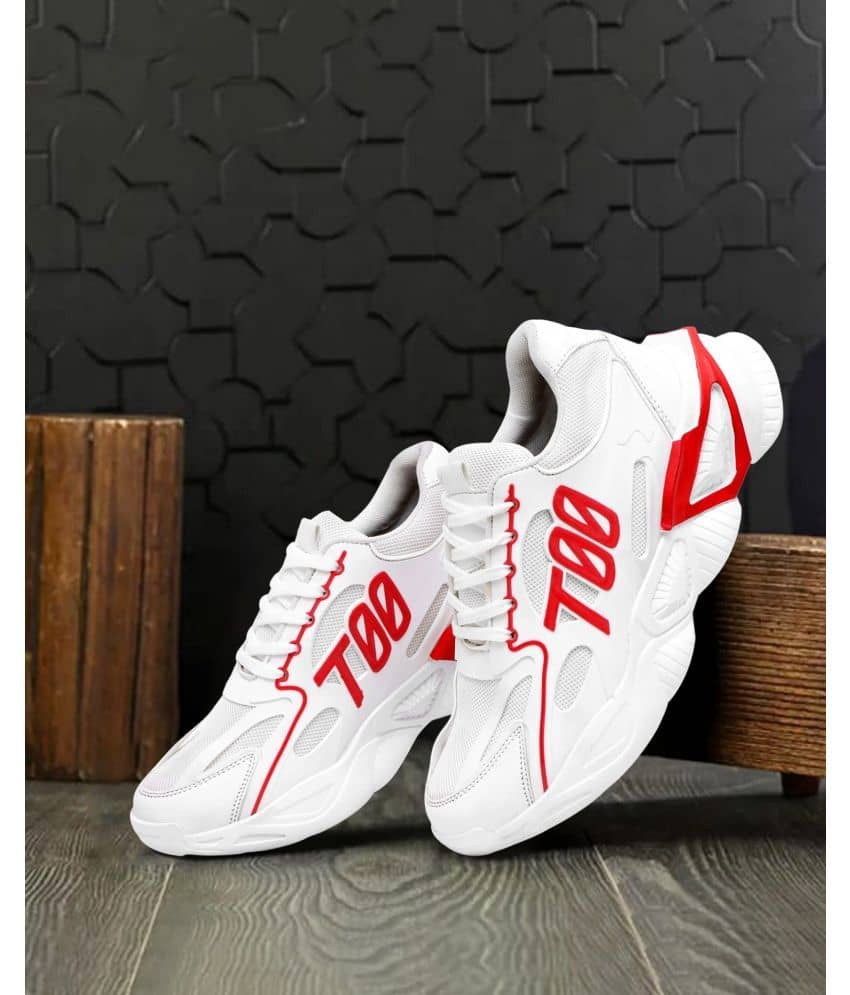 Figor Stylish/Comfortable/Running - White Men's Trekking Shoes - Casual Shoes | Buy online on ZillyBuy