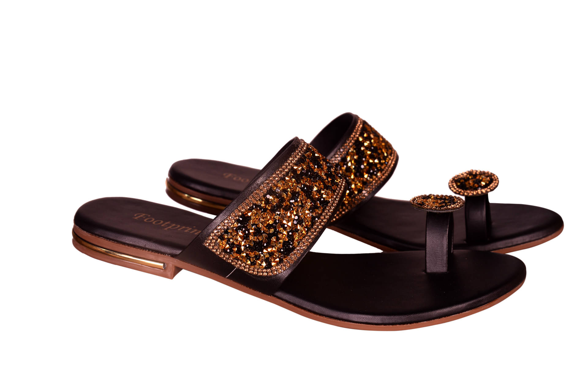     			Footprints - Black Women's Flats