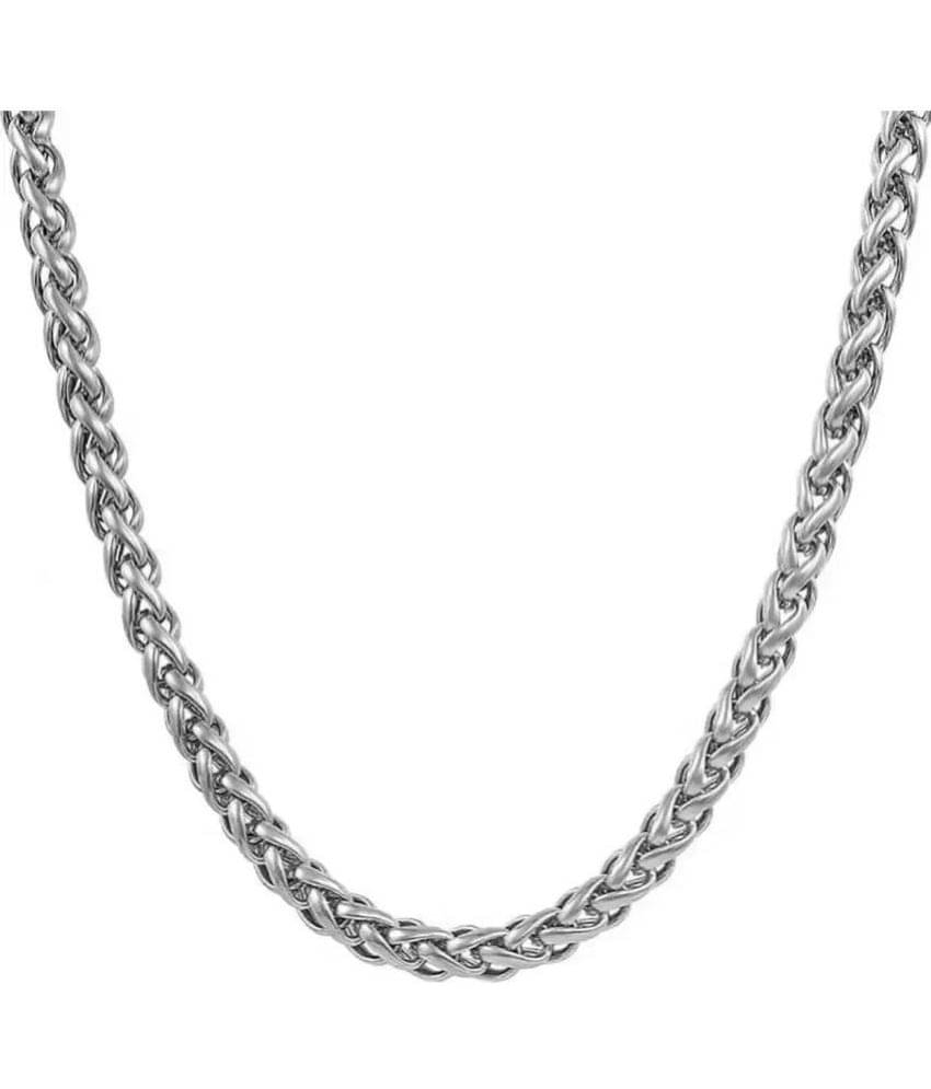 HEER COLLECTION Silver Plated Chain ( Set of 1 ) HEER COLLECTION Silver Plated Chain ( Set of 1 )
