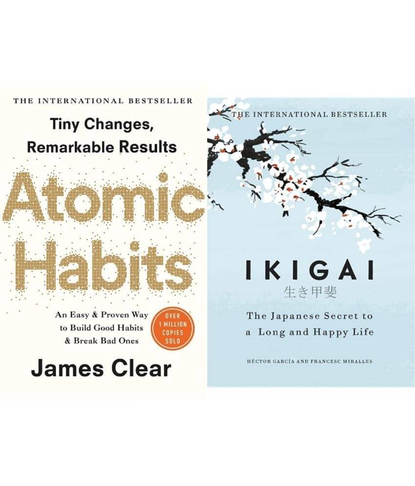     			Ikigai and Atomic Habits Combo (Set of 2)- Paperback