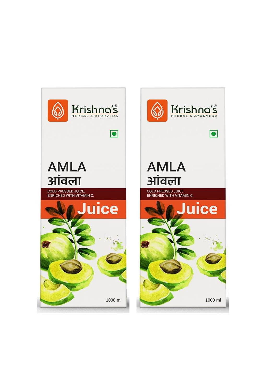     			Krishna's Herbal & Ayurveda Amla Juice 1000 ml ( Pack of 2 )