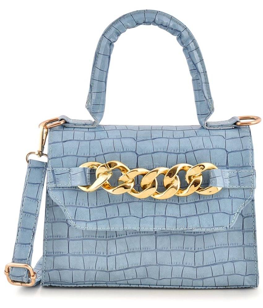     			Lychee Bags Sling Bag PU Set of 1 ( Blue )
