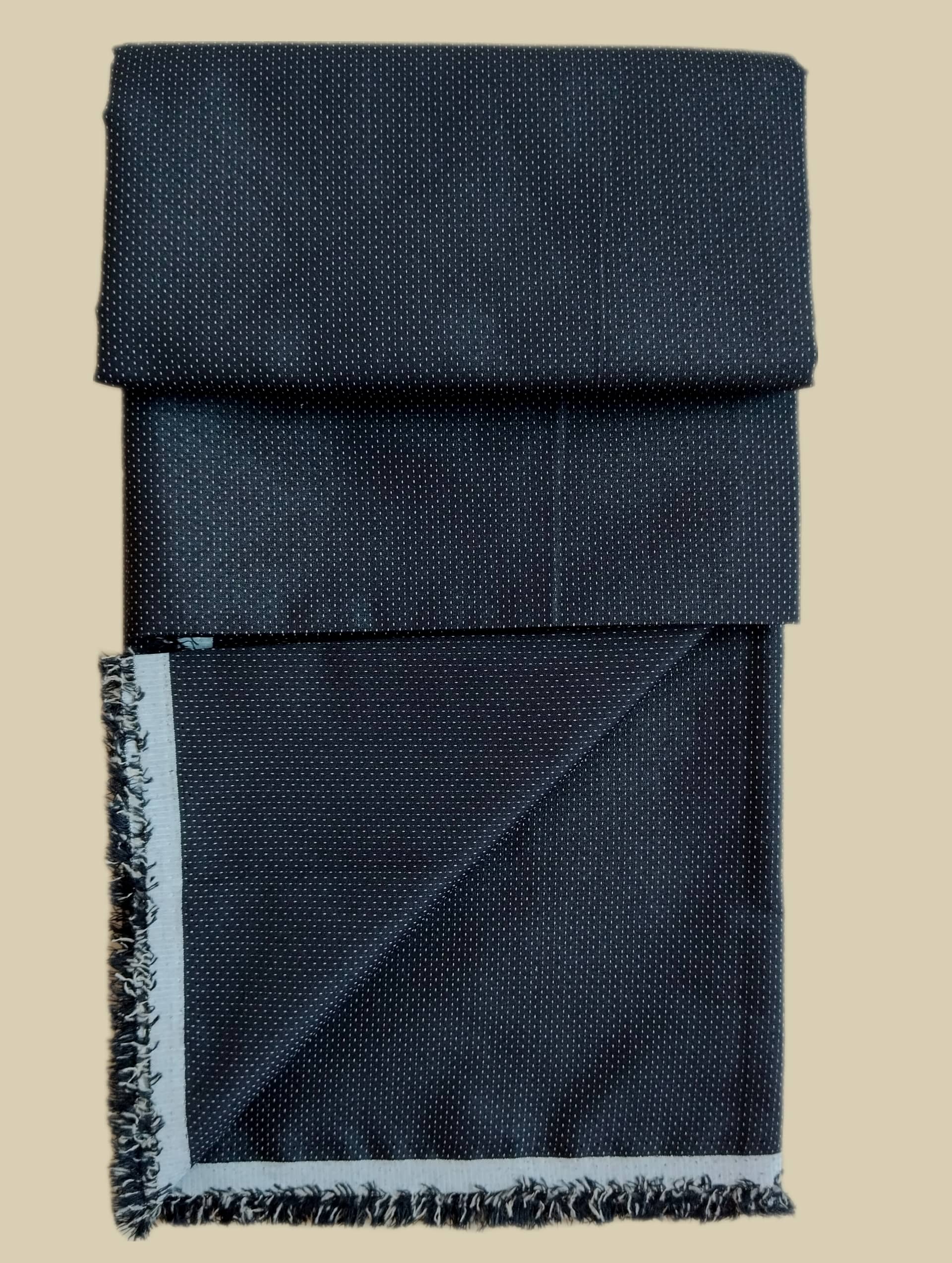 Makhanchor - Black Cotton Men's Unstitched Shirt Piece ( Pack of 1 ) - Unstitched Fabrics | Buy online on ZillyBuy