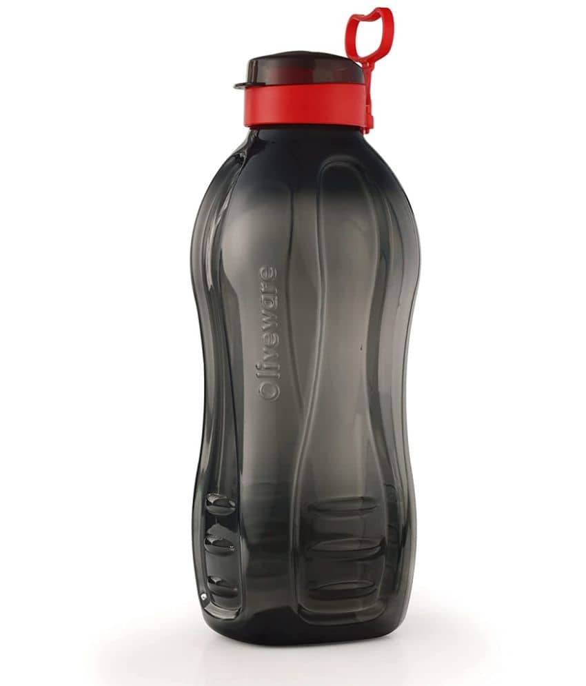 Oliveware - Black Sipper Water Bottle 2000 mL ( Set of 1 )