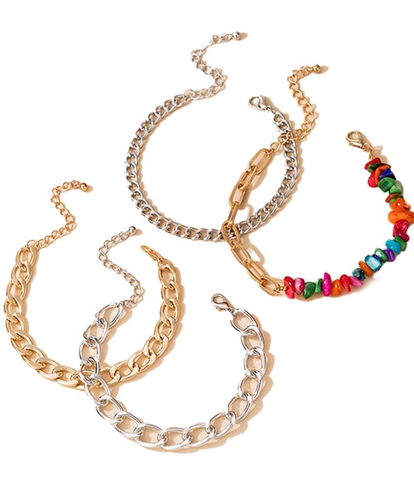     			Scintillare by Sukkhi - Multicolor Bracelet ( Pack of 4 )