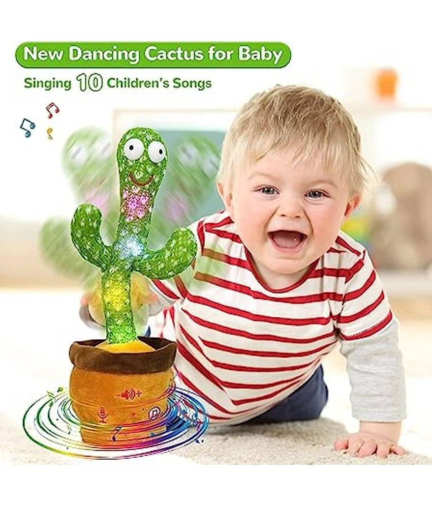 Talking Cactus Baby Toys for Kids Dancing Cactus Toys Can Sing Wriggle & Singing Recording Repeat What You Say Funny Education Toys for Children Playing Home Decor Items for Kids