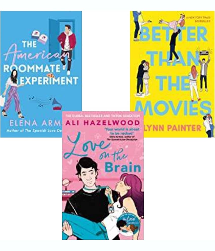 The American Roommate Experiment + Better Than The Movies + Love On The Brain (Romantic Combo) - Stationery | Buy online on ZillyBuy