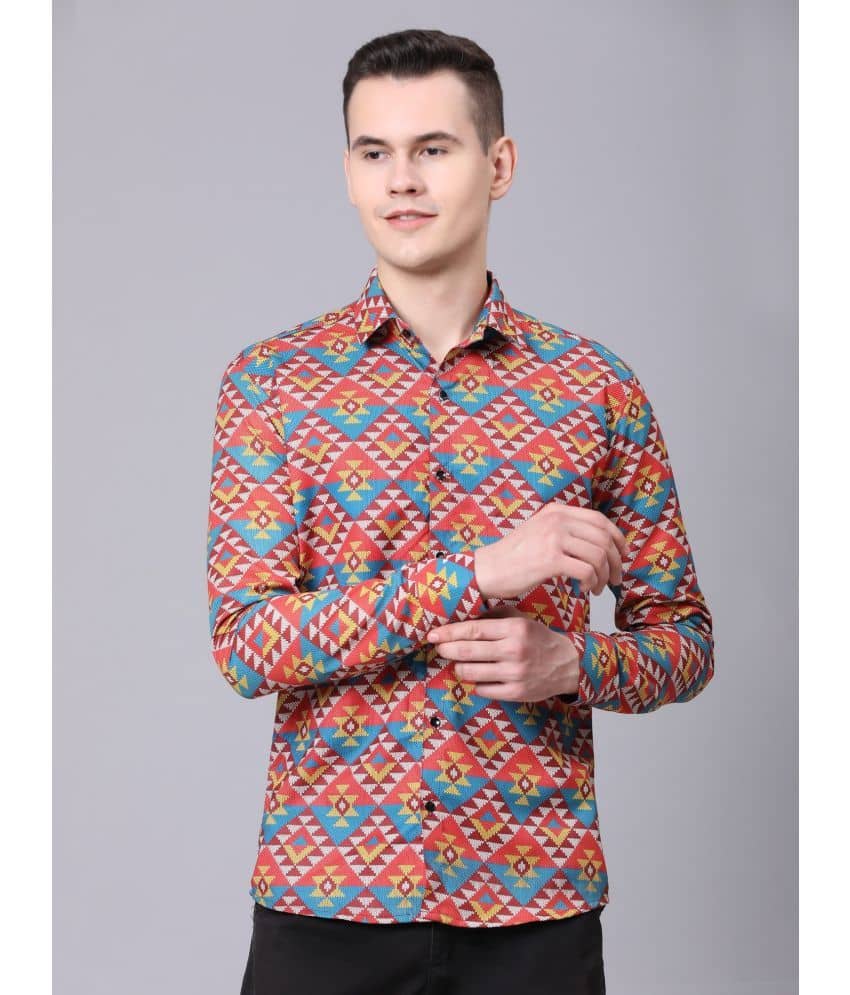 VERTUSY - Multi 100% Cotton Regular Fit Men's Casual Shirt ( Pack of 1 )