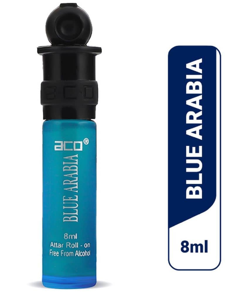 aco perfumes BLUE AREBIA Concentrated Attar Roll On 8ml