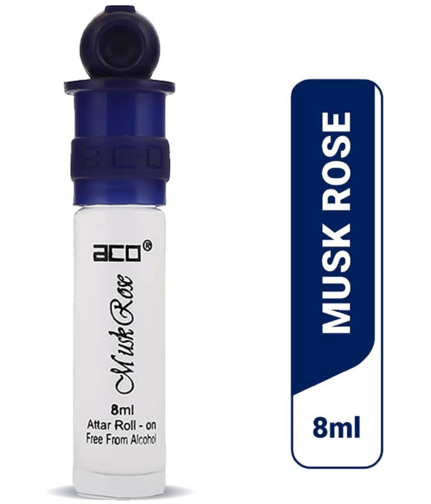 aco perfumes MUSK ROSE Concentrated  Attar Roll On 8ml