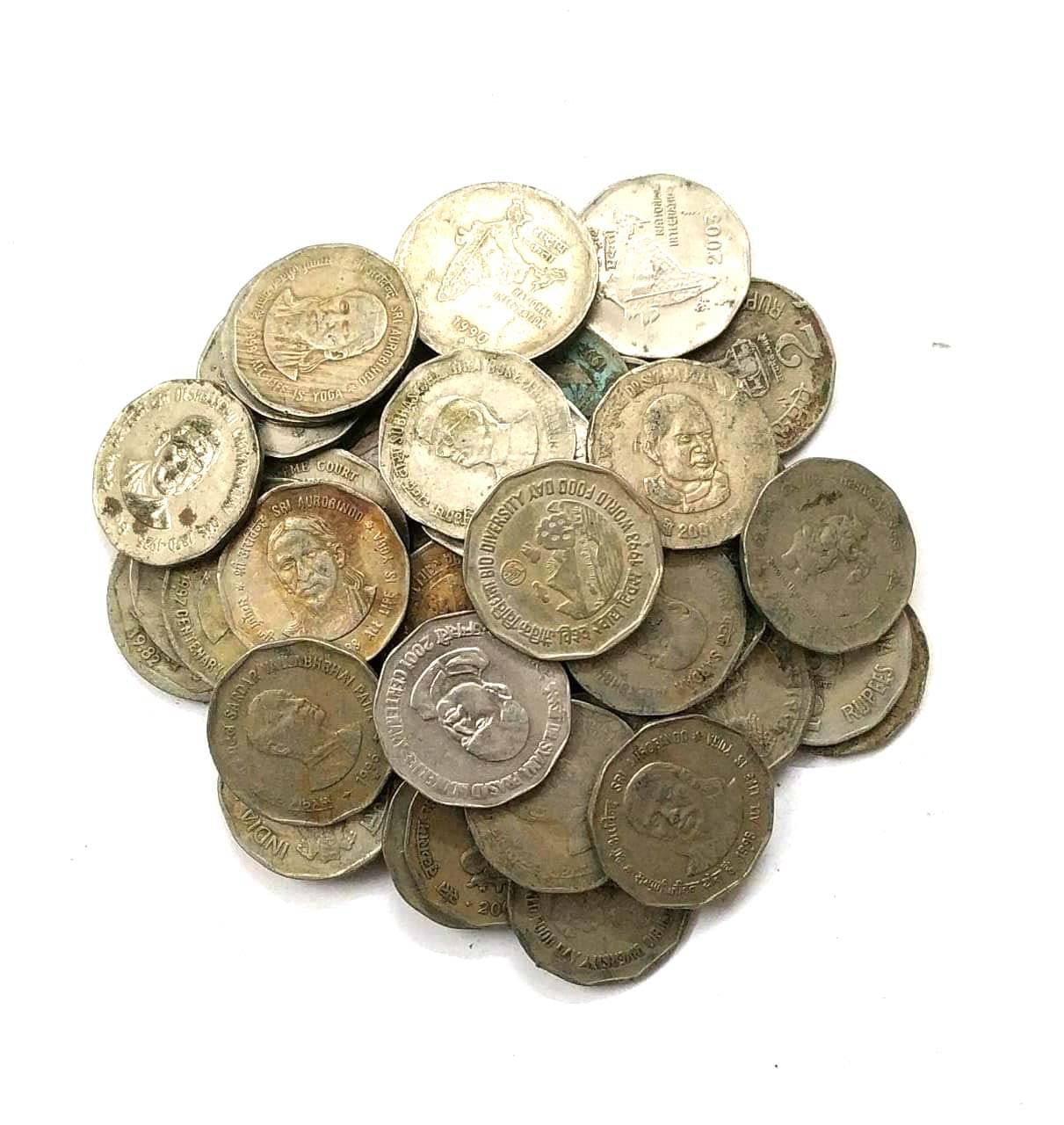 godhood - 2 Rupees Commemorative Coin Pack of 20 Numismatic Coins     			godhood - 2 Rupees Commemorative Coin Pack of 20 Numismatic Coins