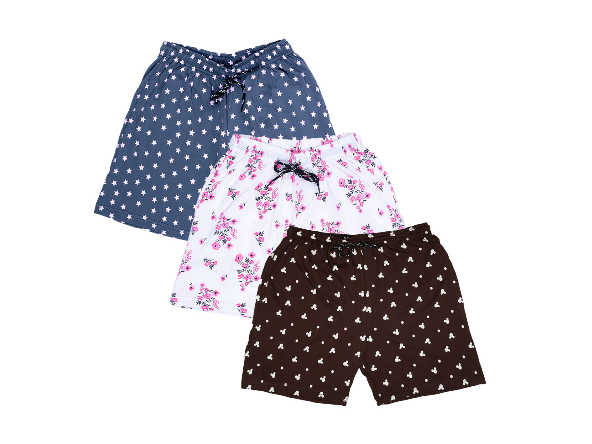 powermerc Cotton Hot Pants - Brown Pack of 3