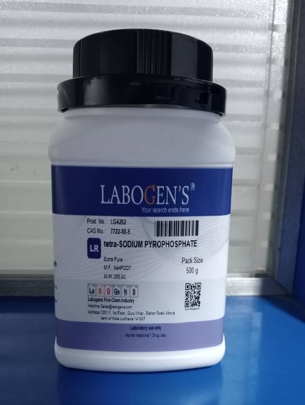     			tetra-SODIUM PYROPHOSPHATE (anhydrous)500GM