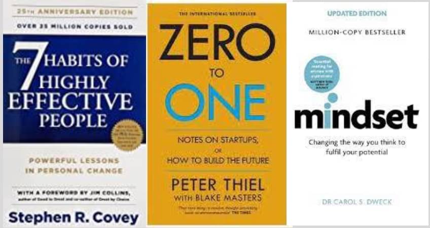 7 habits of highly effective people + Zero to One + Mindset 7 habits of highly effective people + Zero to One + Mindset