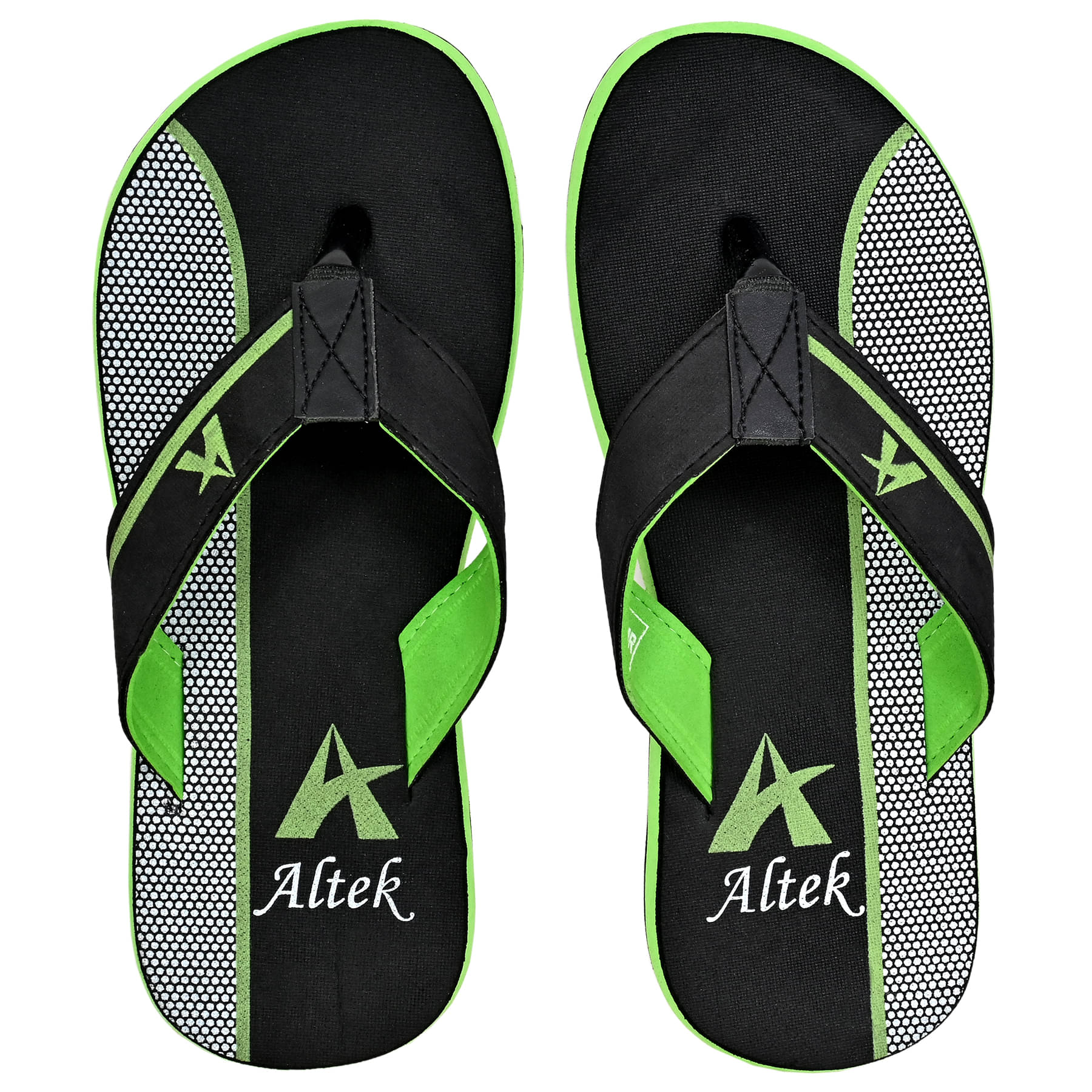     			Altek - Green Men's Thong Flip Flop