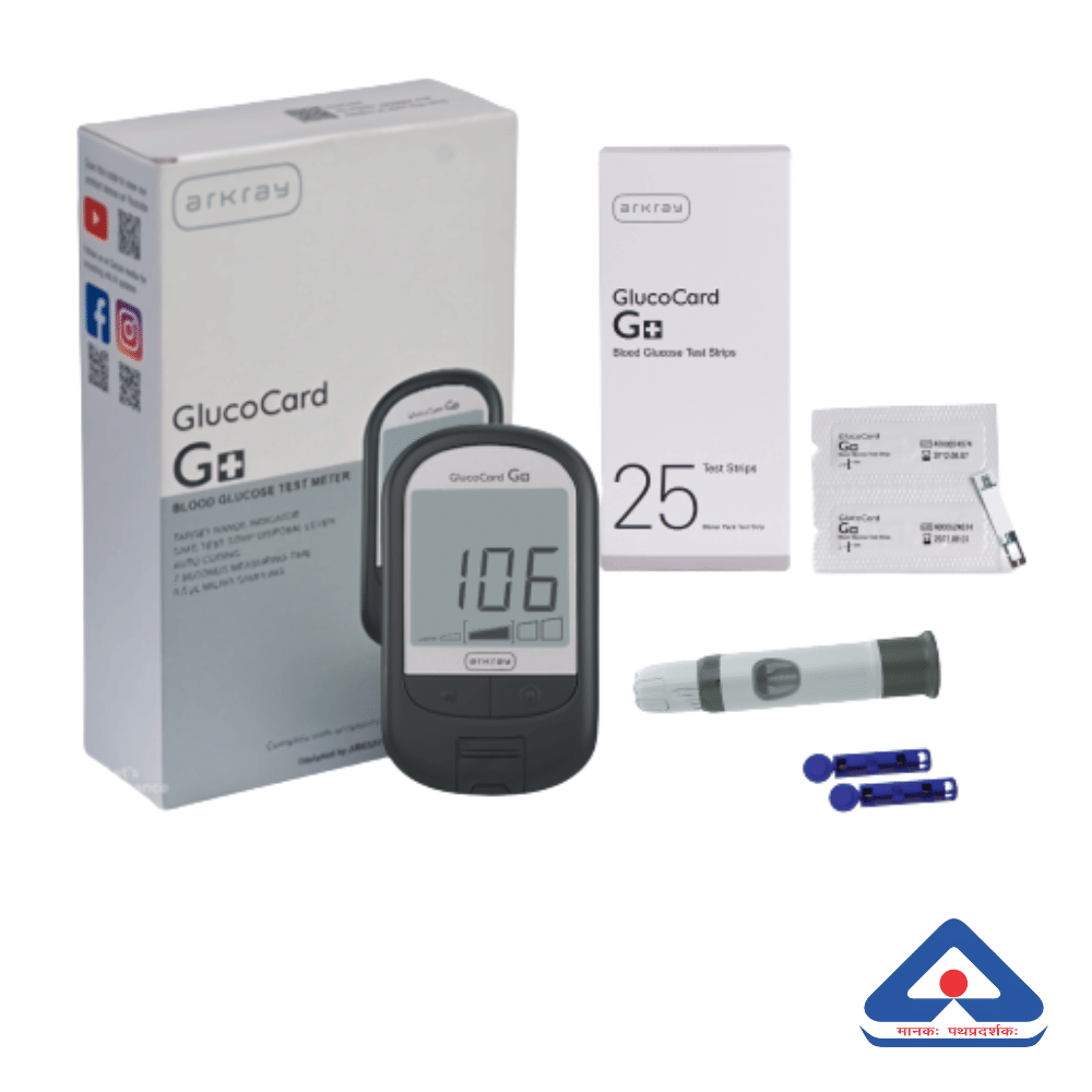    			Arkray G+ Glucometer with 25 Strips Glucometer