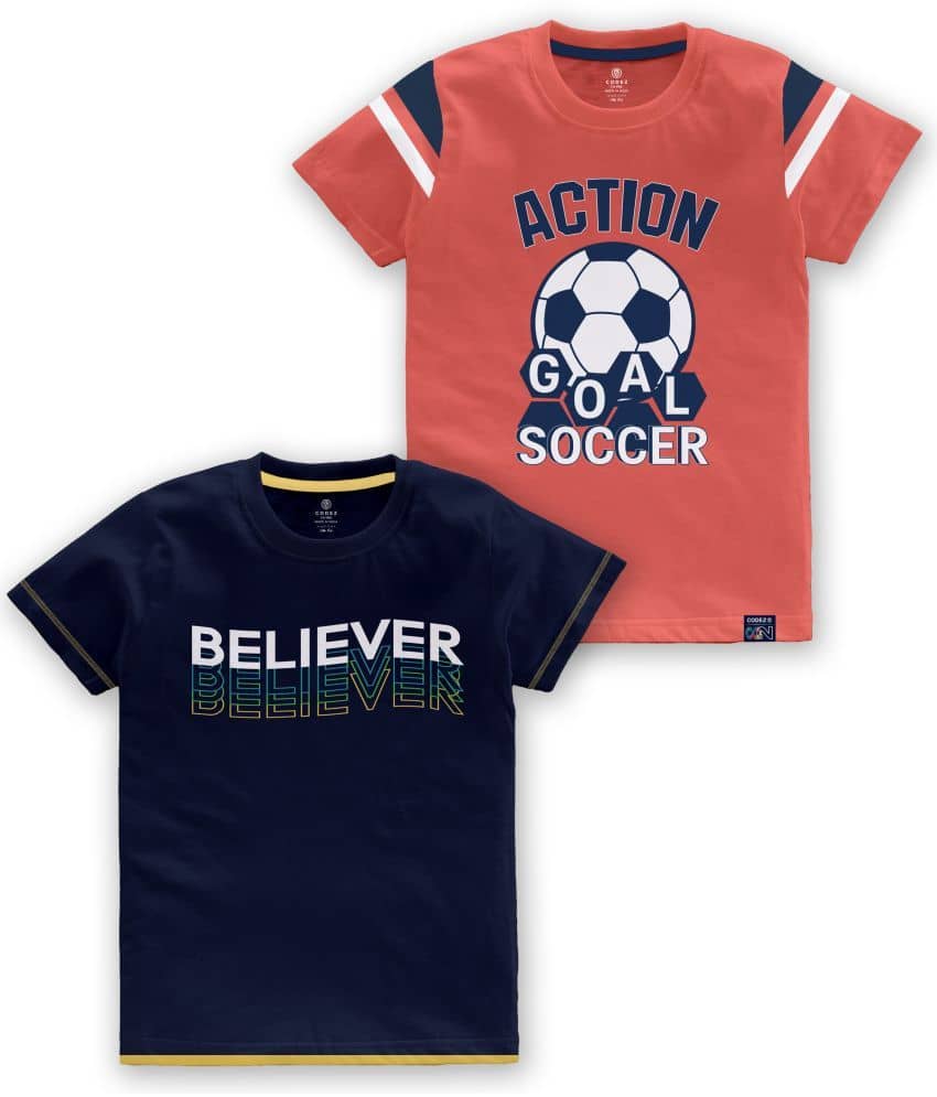 CODEZ Pack of 1 Boys Cotton Blend Polo T-Shirt ( Multi Color )