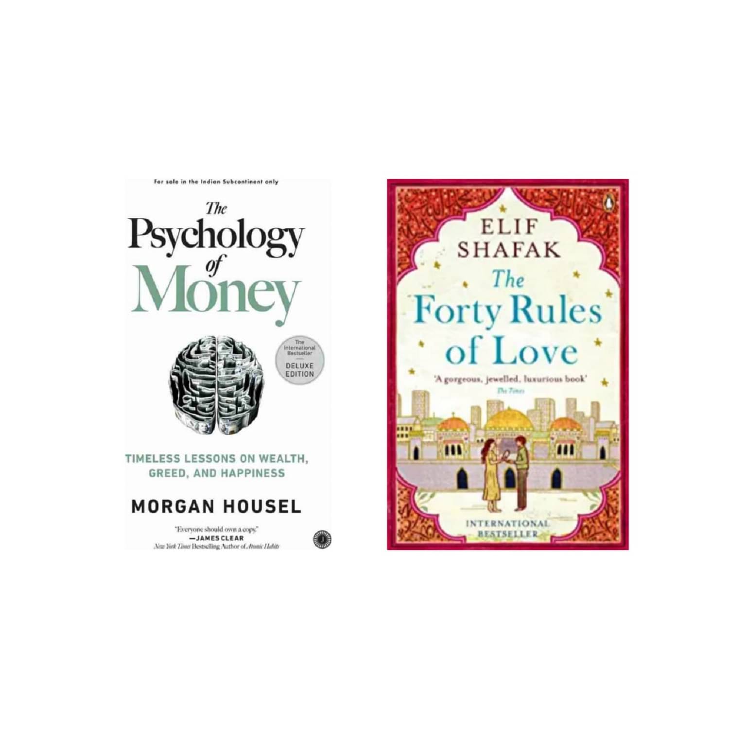 ( Combo Of 2 Pack ) The Psychology of Money & The Forty Rules Of Love - Paperback By ( Mogran Housel & Elif Shafak ) ( Combo Of 2 Pack ) The Psychology of Money & The Forty Rules Of Love - Paperback By ( Mogran Housel & Elif Shafak )