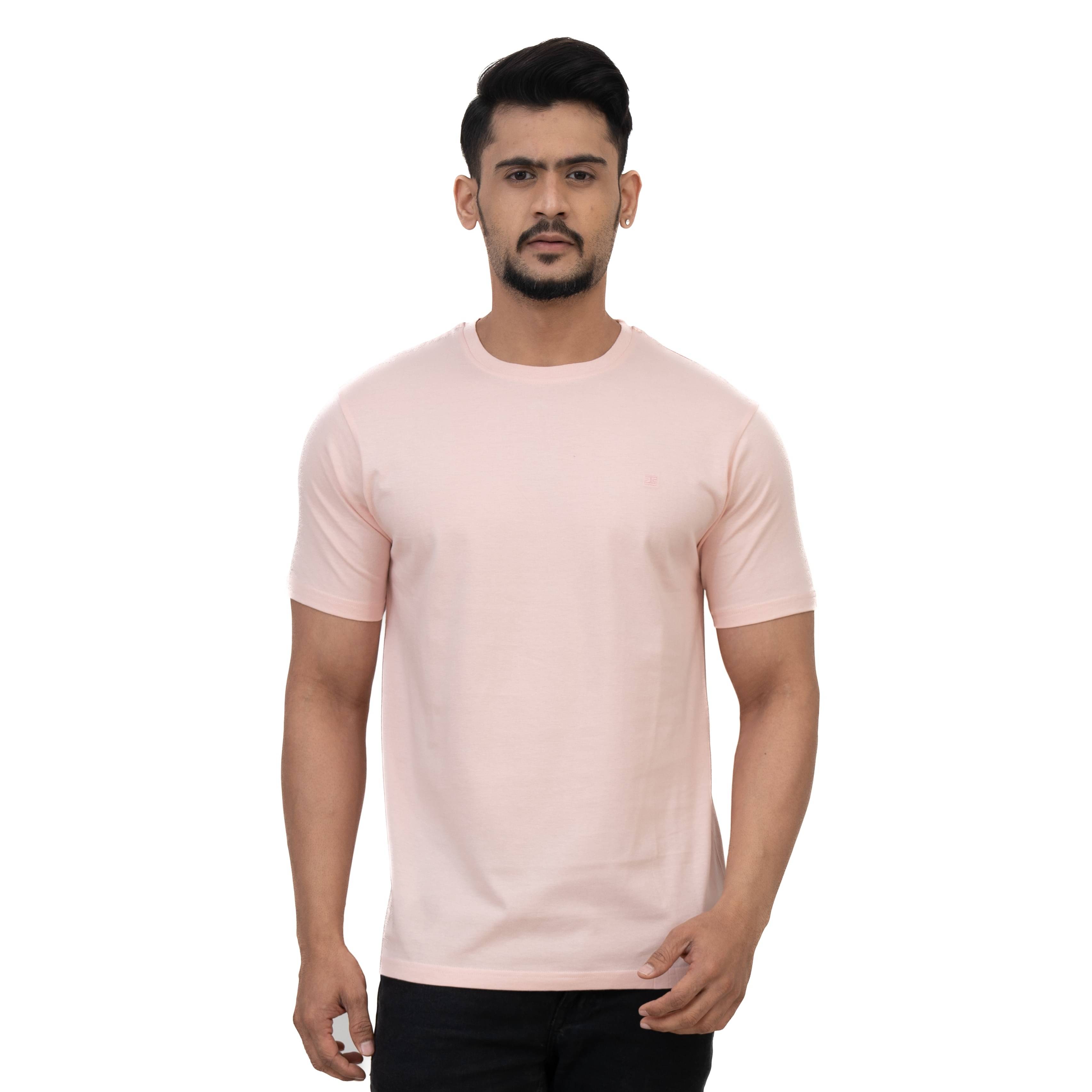     			Cotstyle Pack of 1 Cotton Regular Fit Men's T-Shirt ( Pink )