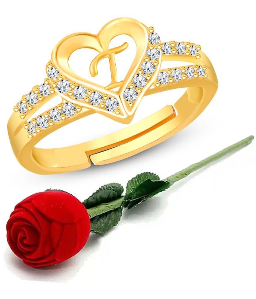 HEER COLLECTION - Gold Rings ( Pack of 1 ) HEER COLLECTION - Gold Rings ( Pack of 1 )