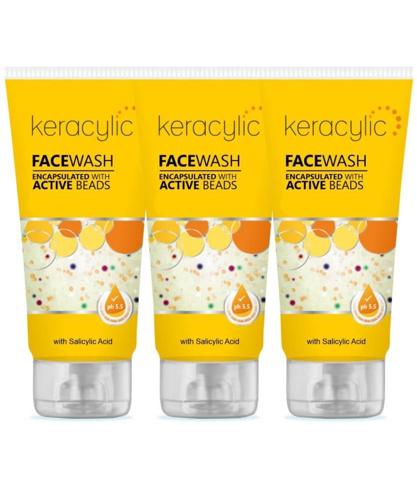     			Leeford Keracylic Facewash with Active Beads and deeply cleanses pores, 70g (Pack of 3)