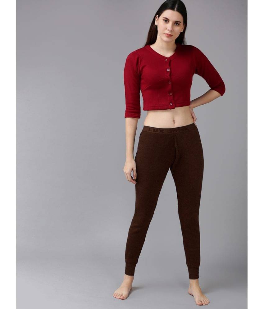 Lux Cottswool Cotton Blend Thermal Sets - Maroon Pack of 1 Lux Cottswool Cotton Blend Thermal Sets - Maroon Pack of 1