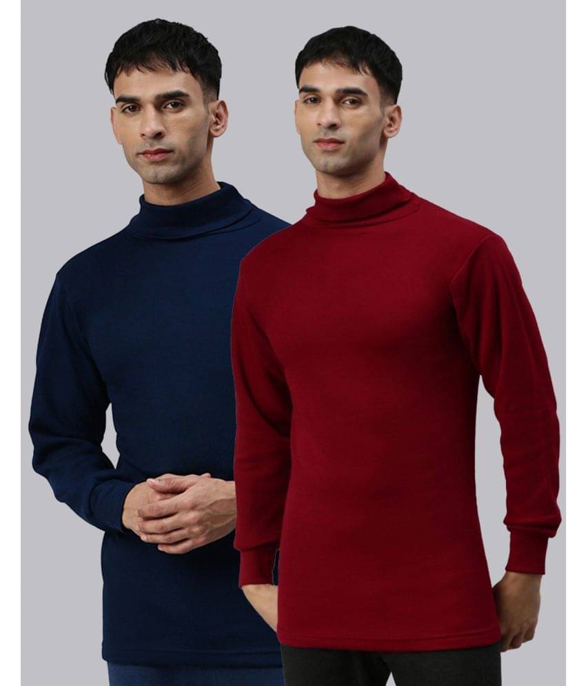 Lux Cottswool Pack of 2 Cotton Blend Thermal Tops For Men's ( Multicolor ) Lux Cottswool Pack of 2 Cotton Blend Thermal Tops For Men's ( Multicolor )