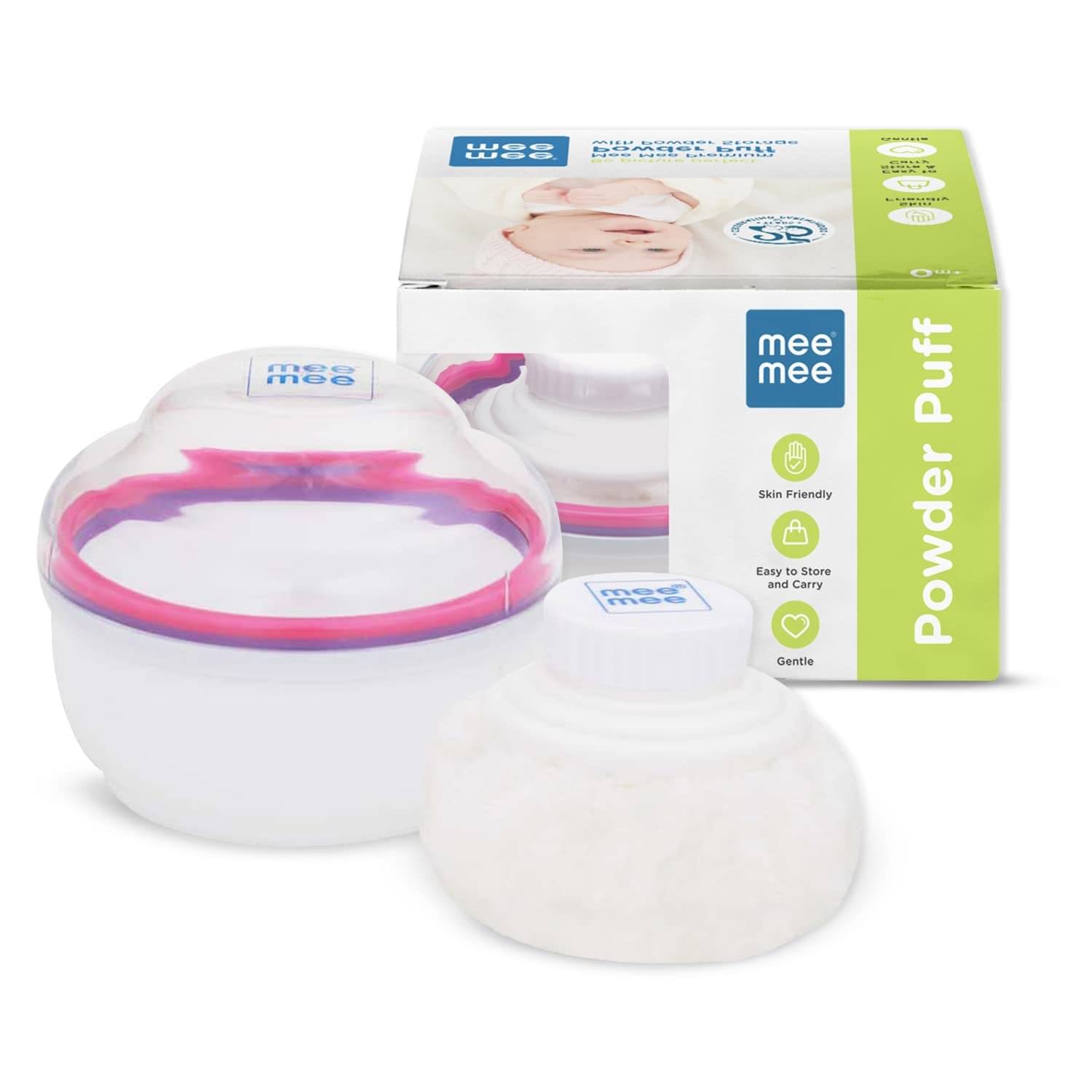     			Mee Mee Pink Powder Puff ( 1 pcs )