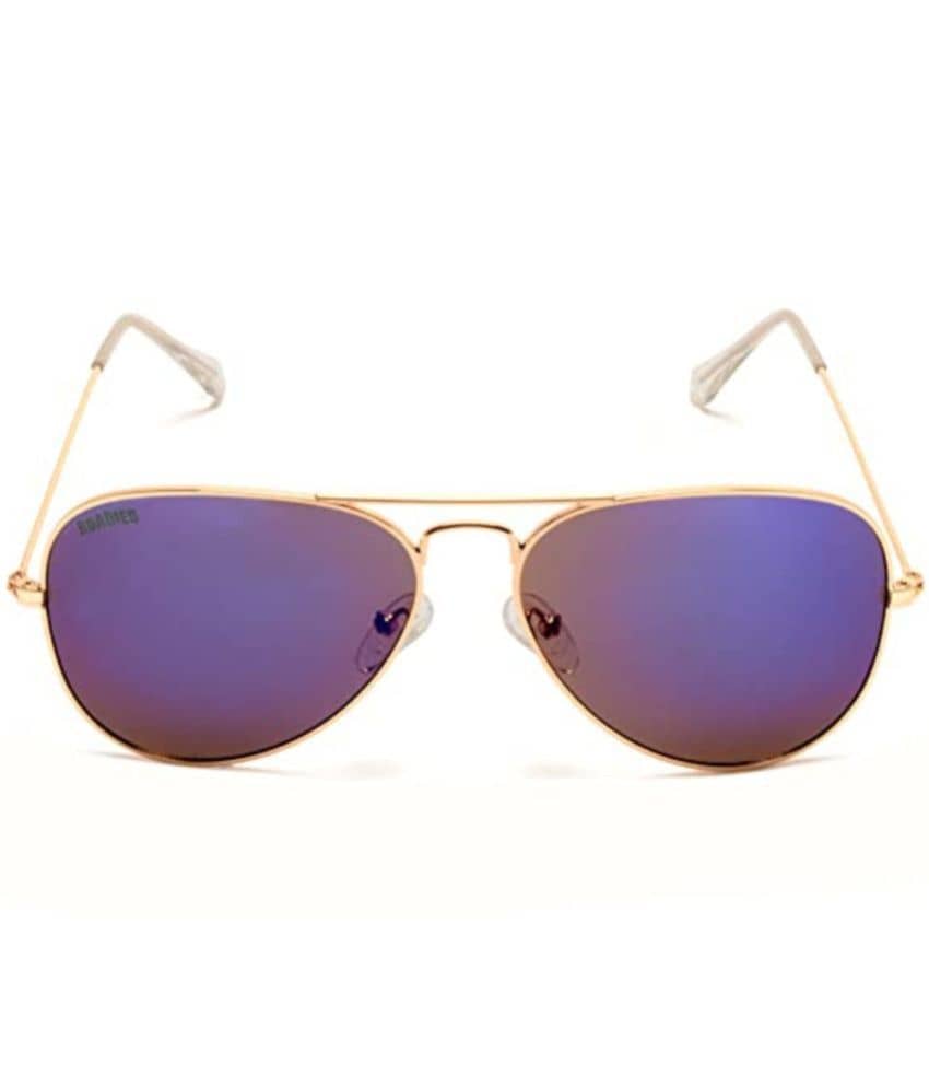 Roadies - Gold Pilot Sunglasses ( Pack of 1 ) - Sunglasses | Buy online on ZillyBuy