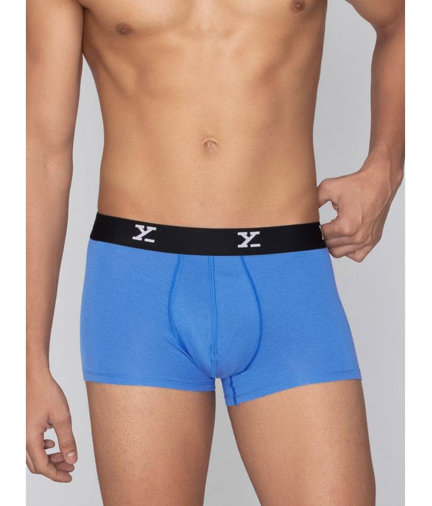 XYXX Pack of 1 Modal Trunks For Men's ( Blue ) XYXX Pack of 1 Modal Trunks For Men's ( Blue )