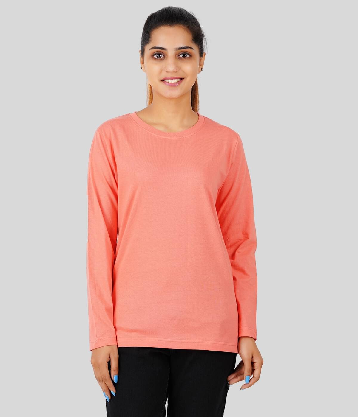 ferocious Women Cotton Solid Regular Fit Round Neck T-Shirt ( Pink ) ferocious Women Cotton Solid Regular Fit Round Neck T-Shirt ( Pink )