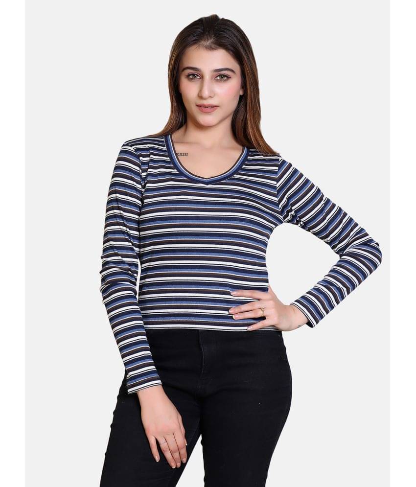     			Bombay Velvet - Multi Color Cotton Blend Women's Regular Top ( Pack of 1 )