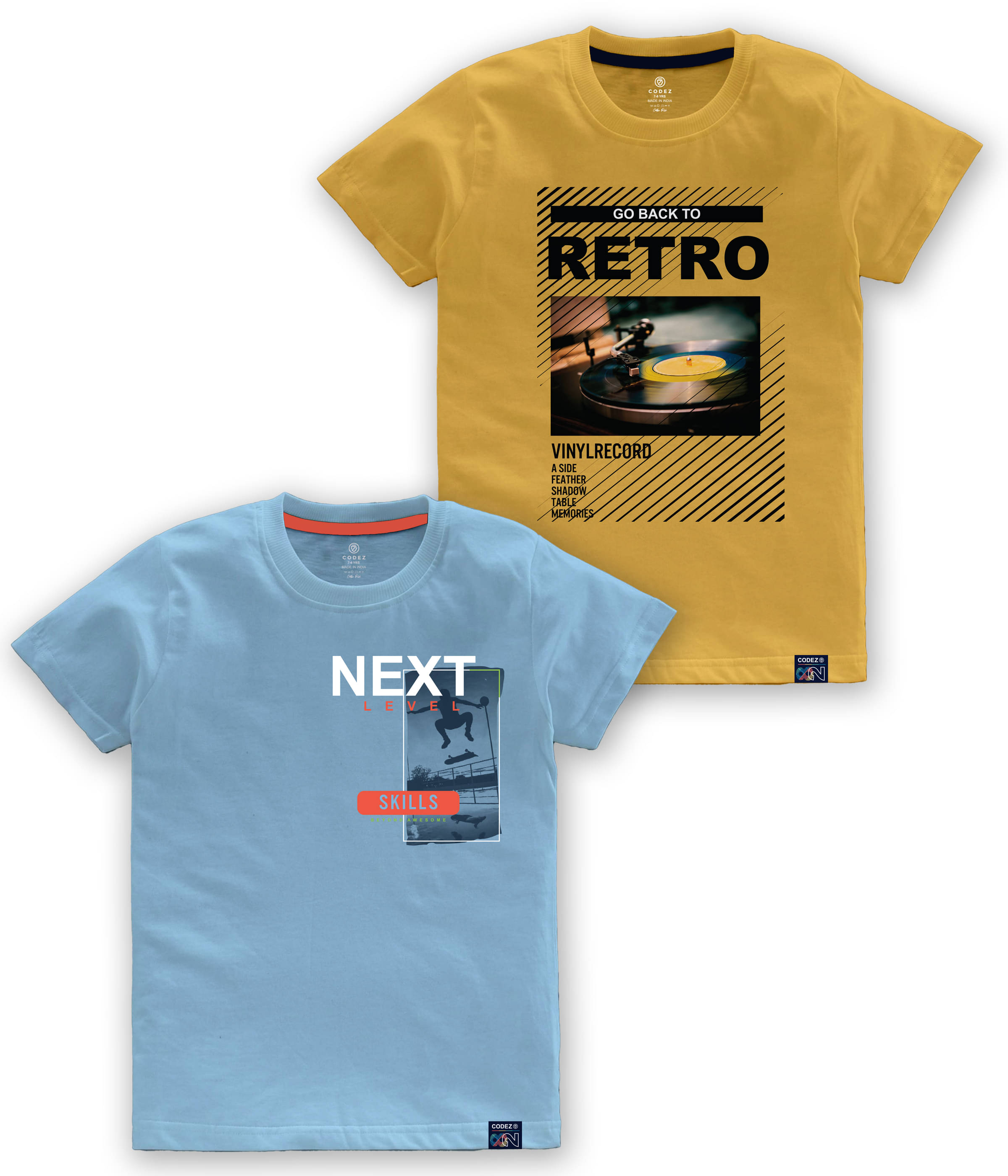     			CODEZ Pack of 1 Boys Cotton Blend T-Shirt ( Multi Color )