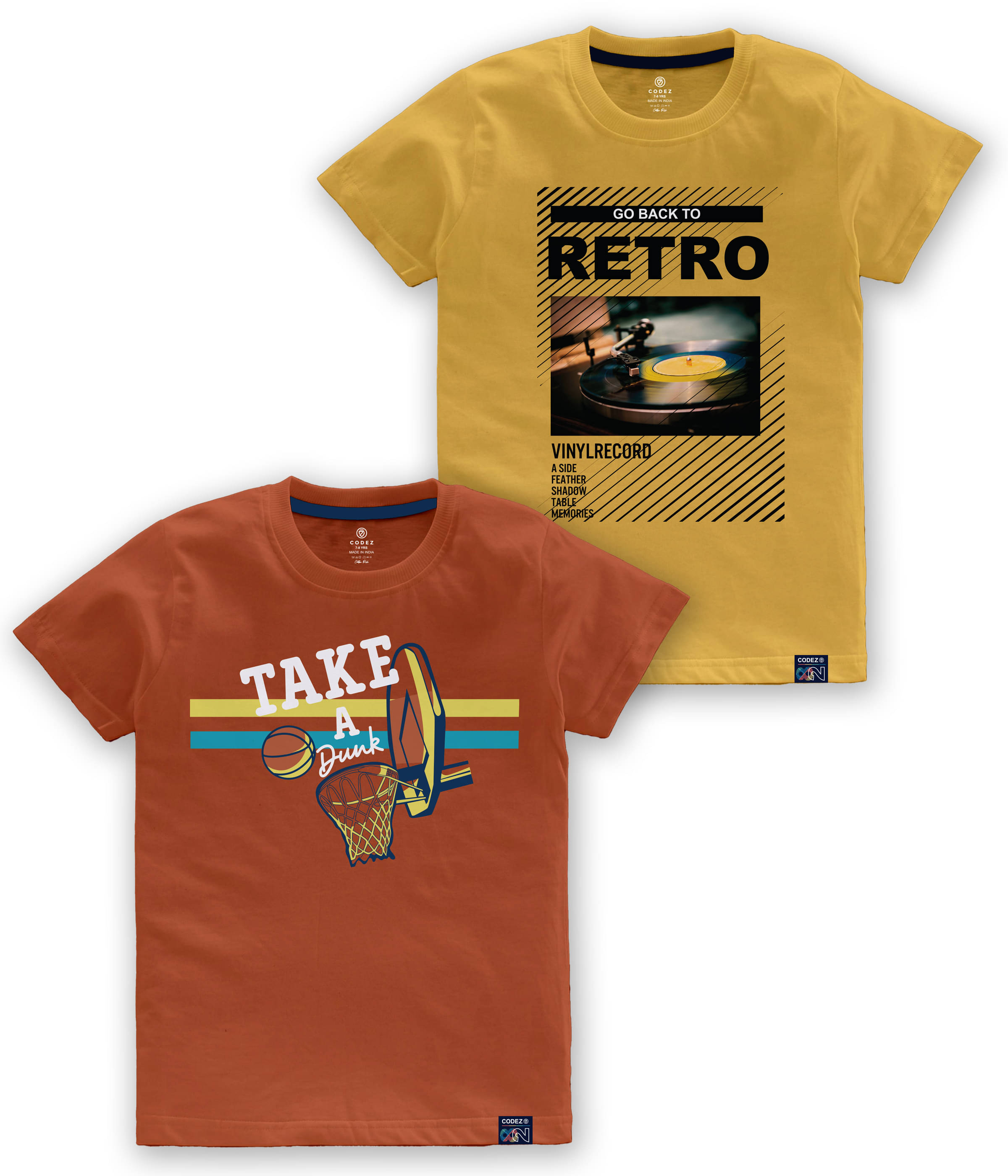     			CODEZ Pack of 1 Boys Cotton Blend T-Shirt ( Multi Color )