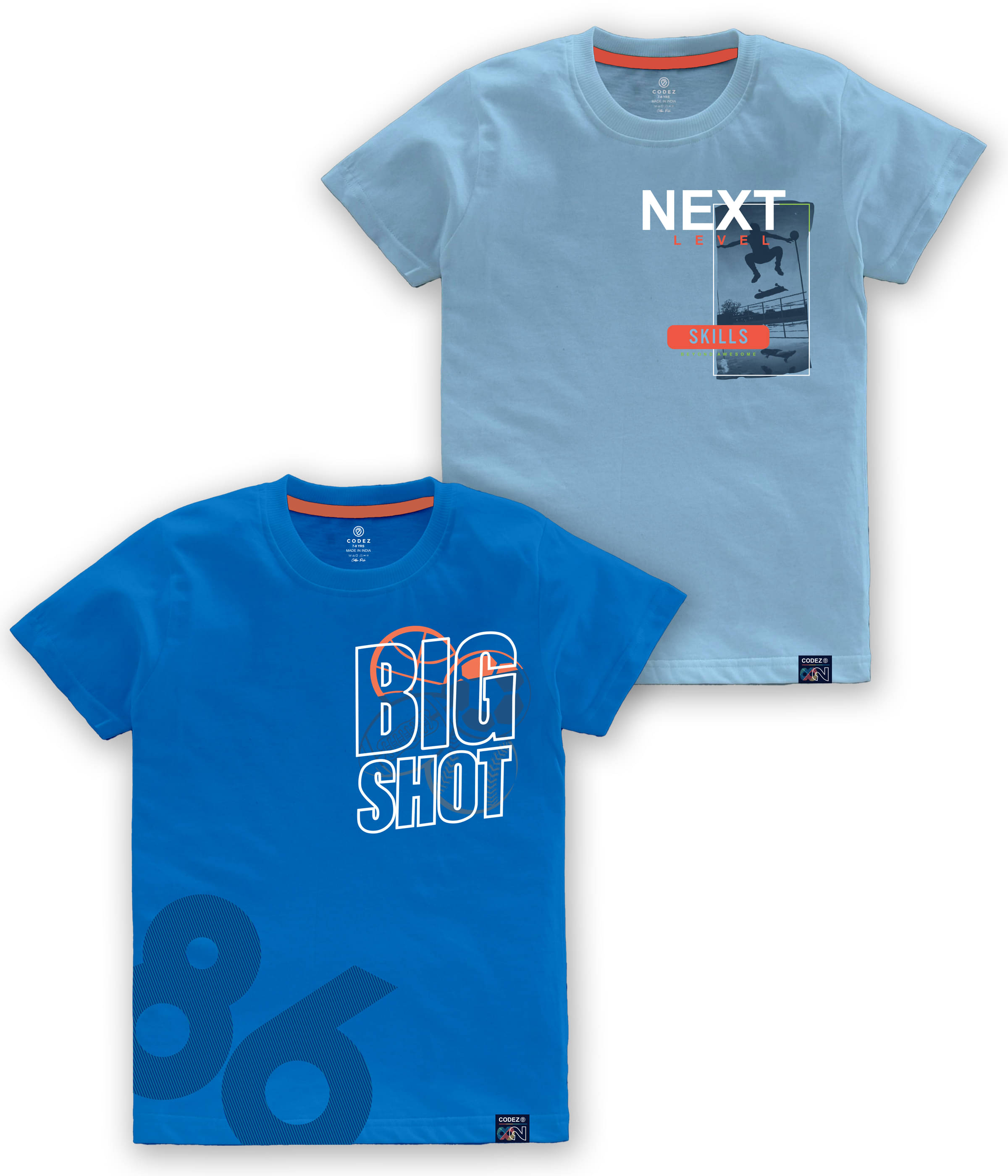     			CODEZ Pack of 1 Boys Cotton Blend T-Shirt ( Multi Color )