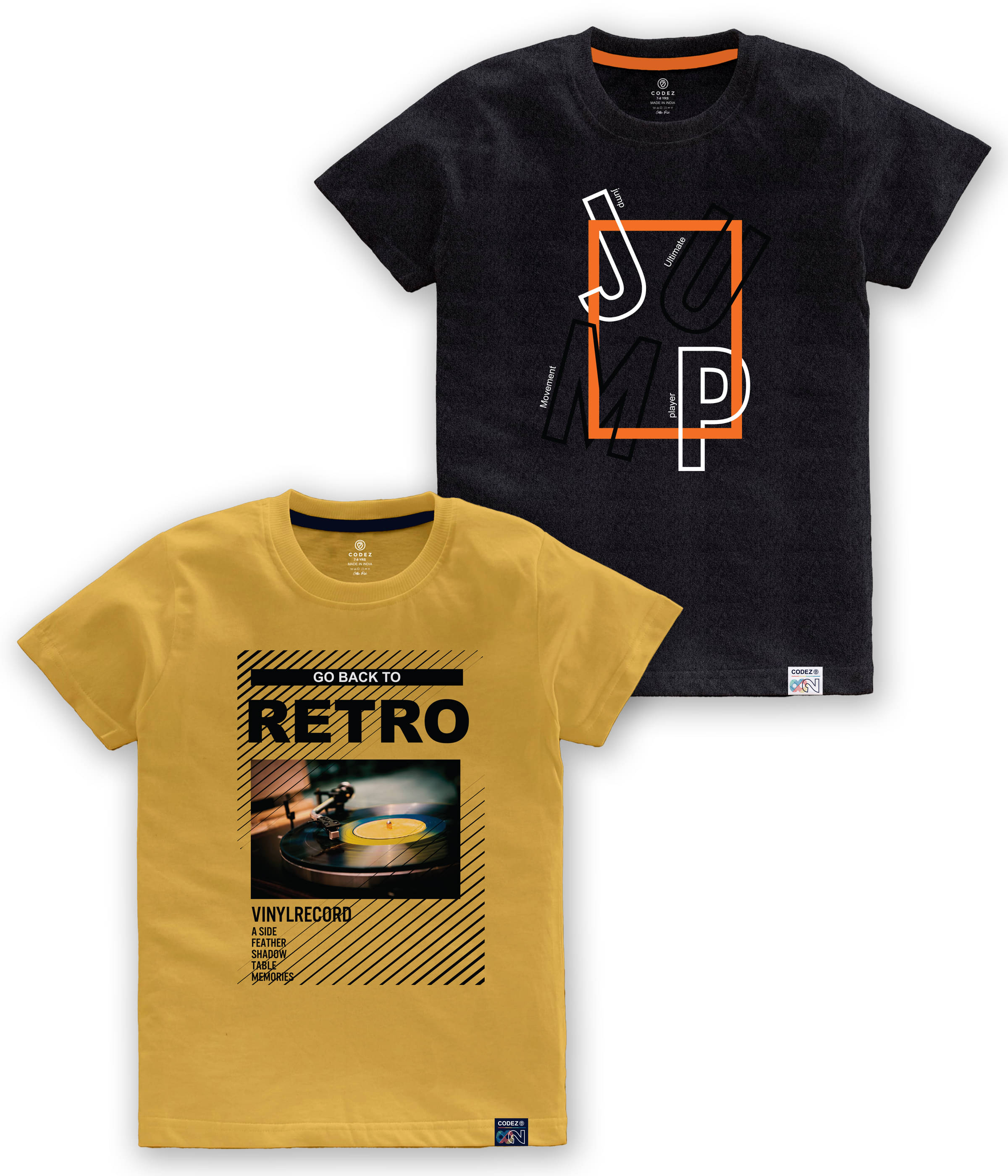     			CODEZ Pack of 1 Boys Cotton Blend T-Shirt ( Multi Color )