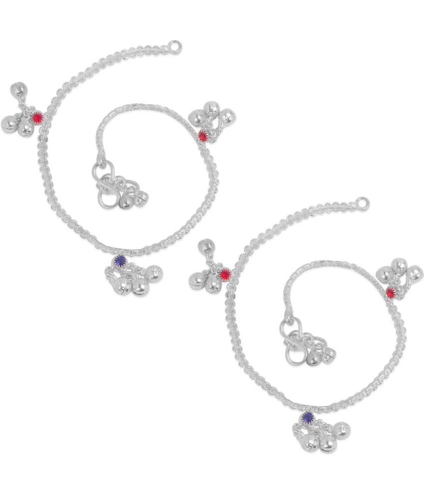 HEER COLLECTION - Silver Anklets ( Pack of 1 ) - Anklets | Buy online on ZillyBuy