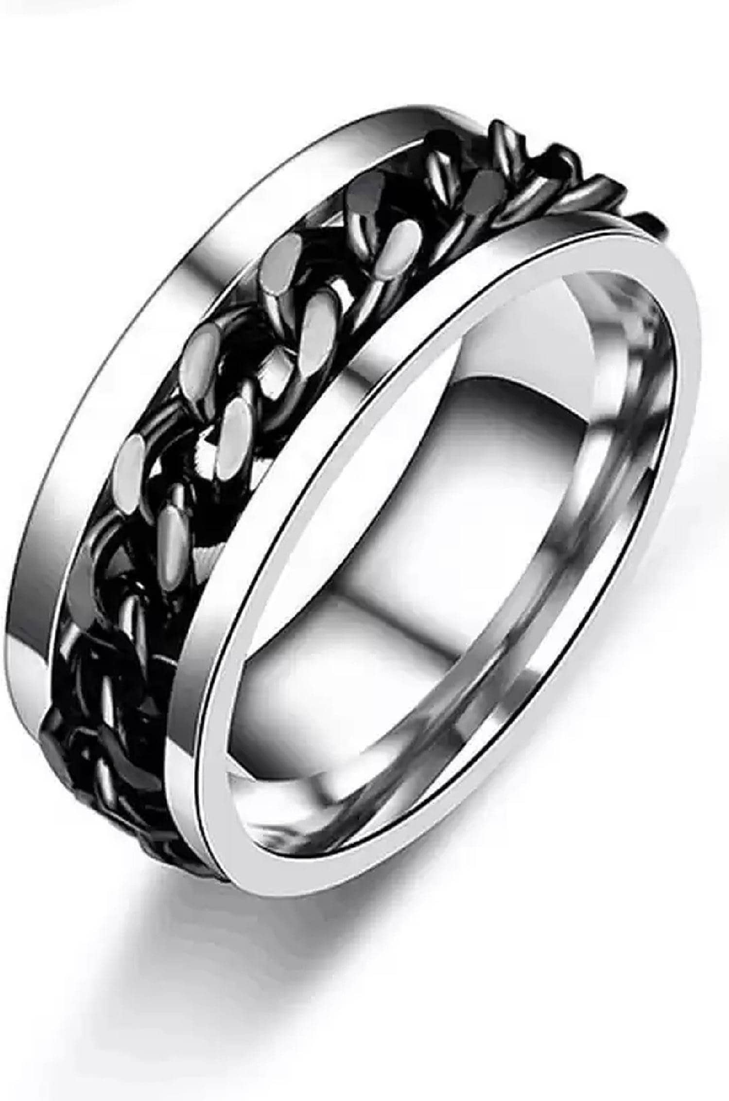 HEER COLLECTION - Silver Rings ( Pack of 1 )