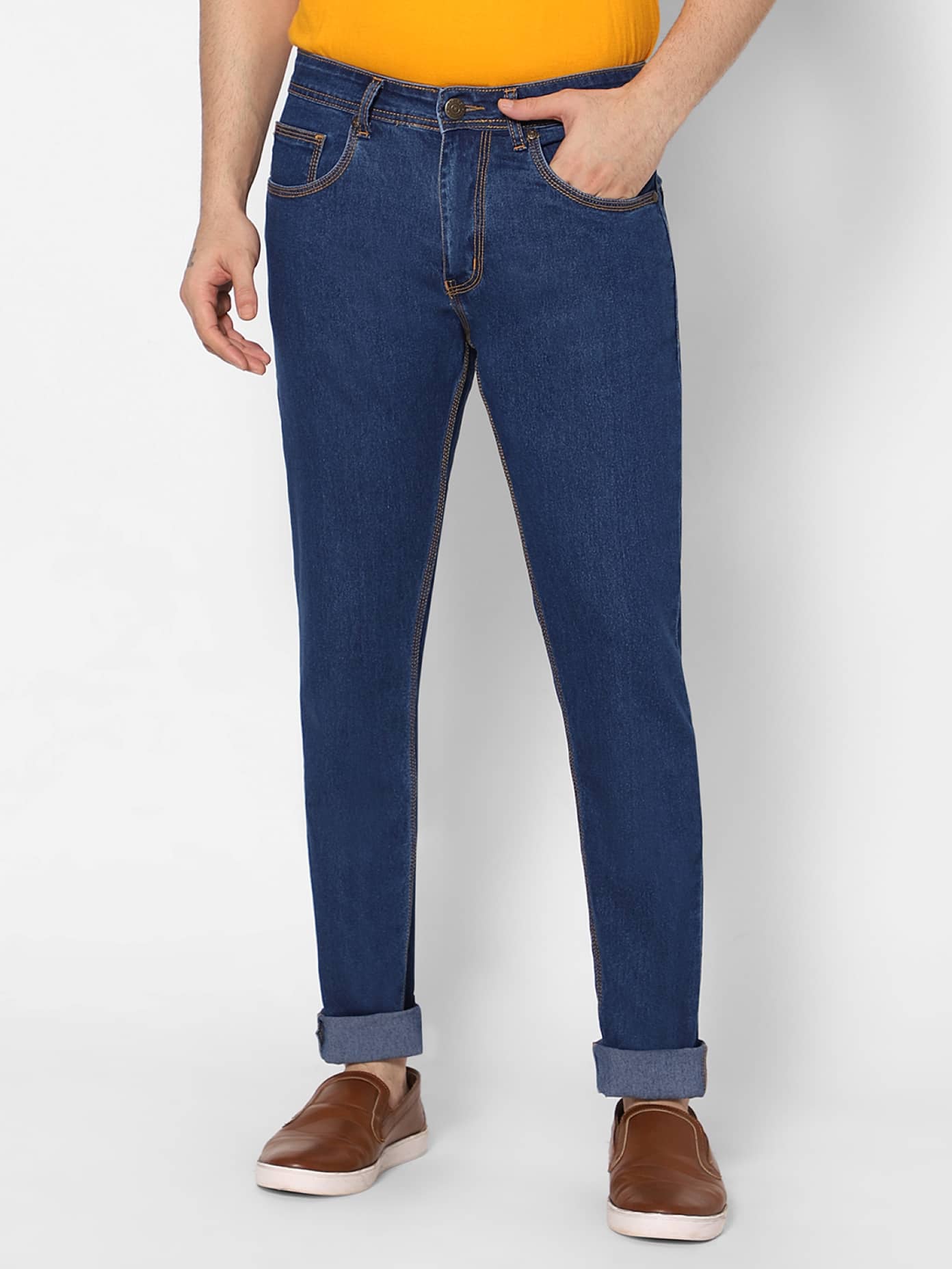 HJ HASASI - Blue Denim Slim Fit Men's Jeans ( Pack of 1 ) - Jeans | Buy online on ZillyBuy