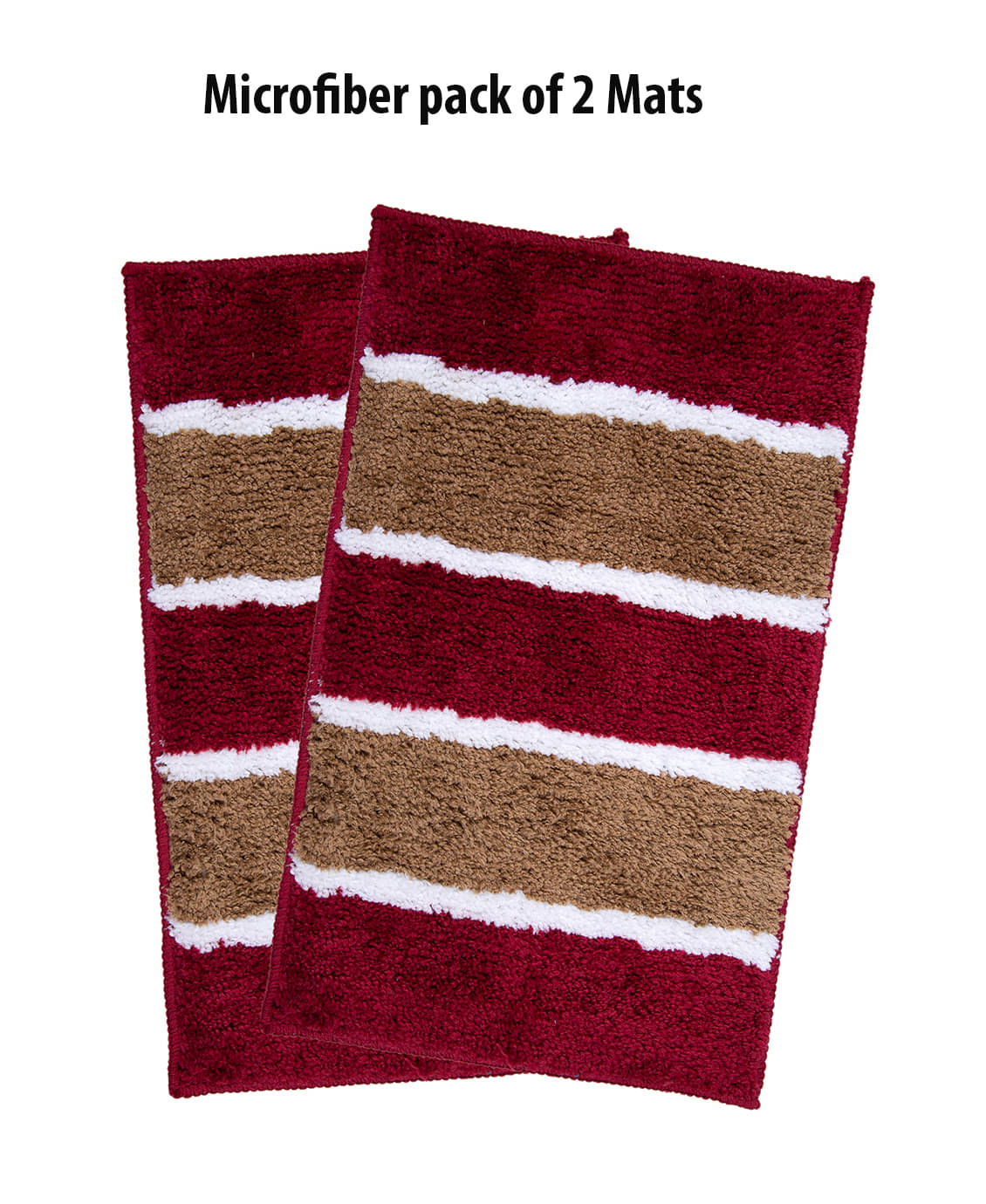 Aazeem Antiskid Cotton Bath Mat 40x60 cm ( Pack of 2 ) Red Aazeem Antiskid Cotton Bath Mat 40x60 cm ( Pack of 2 ) Red