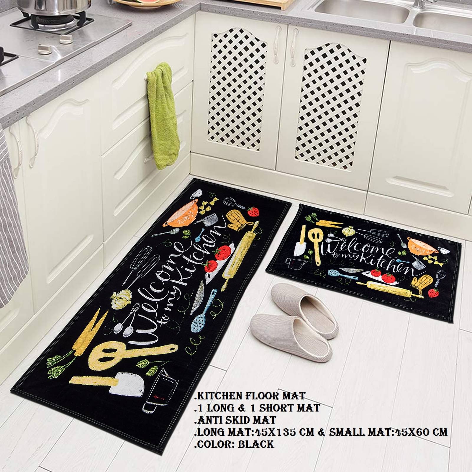     			Aazeem Bronze Runner Set of 2 Polyester Abstract Other Sizes Ft