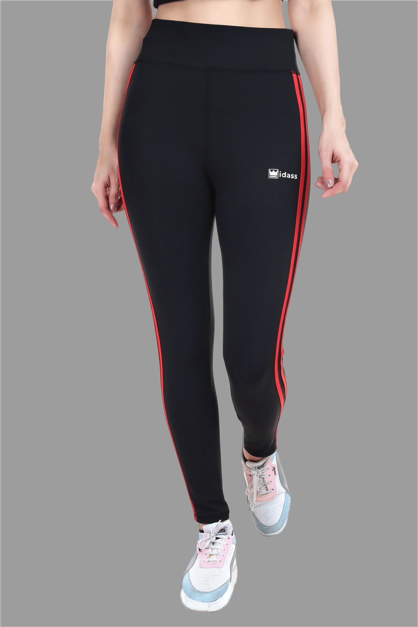IDASS - Lycra Slim Fit Black Women's Tights ( Pack of 1 )