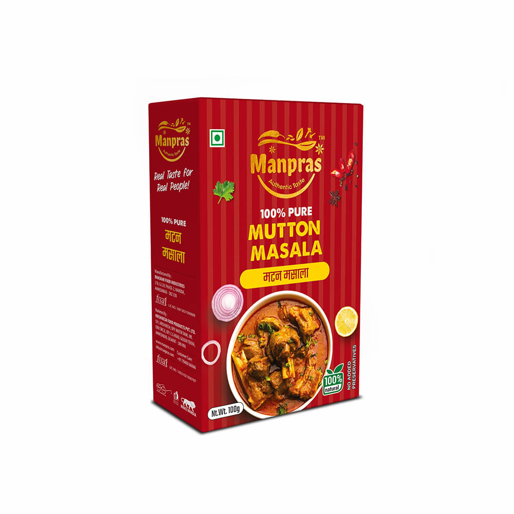     			MANPRAS MUTTON MASALA 100GM [ PACK OF 3 ] Masala 100 gm